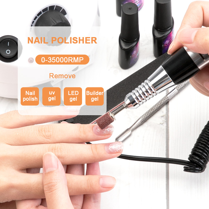Dmoley 35000/20000 RPM elektrinis nagų gręžimo staklės frezavimo rinkiniai manikiūro nagų galiukams manikiūro elektrinis nagų pedikiūro dildė