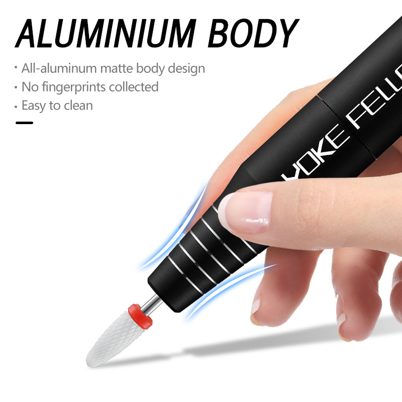 35000/30000RPM nešiojama elektrinė nagų gręžimo mašina pedikiūriniam nagų dildės manikiūro frezavimui su keramikiniu nagų lako rašikliu