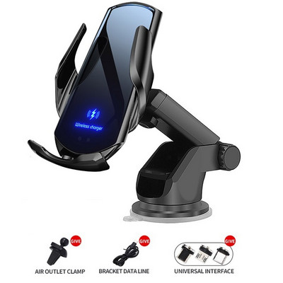 30 W automobilinis belaidis įkroviklis, automatinis indukcinis greito įkrovimo oro ventiliacinis telefono laikiklis skirtas iPhone 14 13 12 11 XS XR 8 Samsung S21 S20