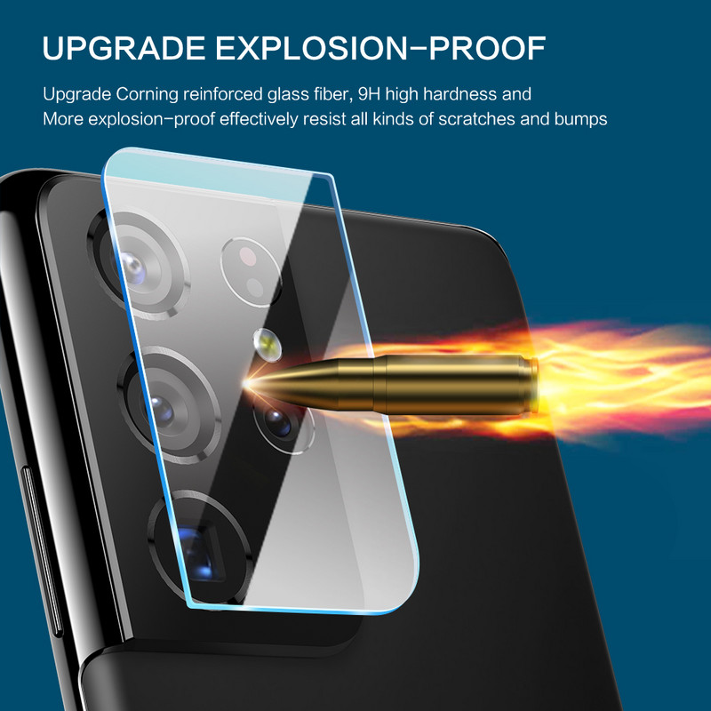 SmartDevil Lens Glass For Samsung S21 Plus S21Ultra Camera Protectors Αντιχαρακτικό Προστατευτικό φακού με διαμάντια ανθεκτικό στη φθορά