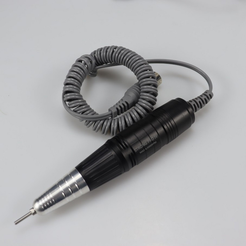 65W STRONG 210 Machine Manicure Bt Marathon Champion-3 Control Box 45000rpm Sde PRO IV Rankena elektrinis nagų gręžimo nagas