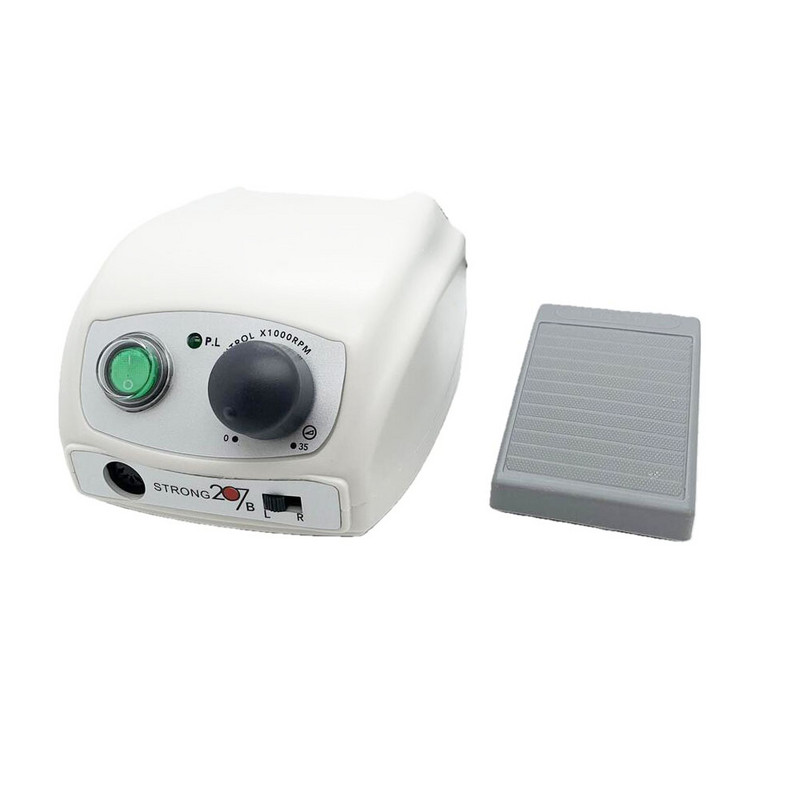 Strong 207b 65W upravljačka kutija 35000RPM Bušilica za nokte Alat za uređenje noktiju Handpiece Oprema za turpije za nokte Stroj za manikuru Set turpija za nokte