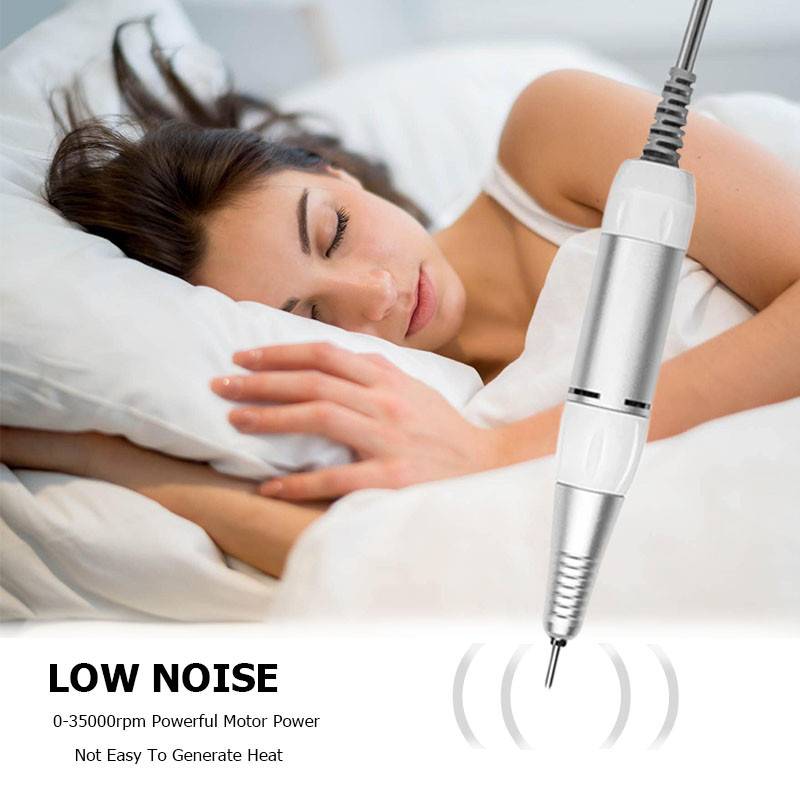 Električna bušilica za nokte 30000 RPM Ručka od nehrđajućeg čelika Električna bušilica za manikuru i pribor Alat za uređenje noktiju