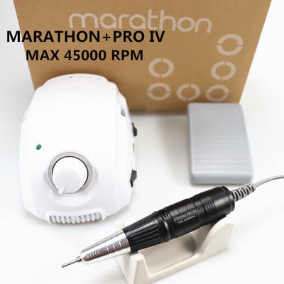 Marathon Champion-3 Control Box 65W 45000RPM Aukštos kokybės rankena elektrinis nagų gręžimo staklės manikiūro nagų gręžimo rinkinys