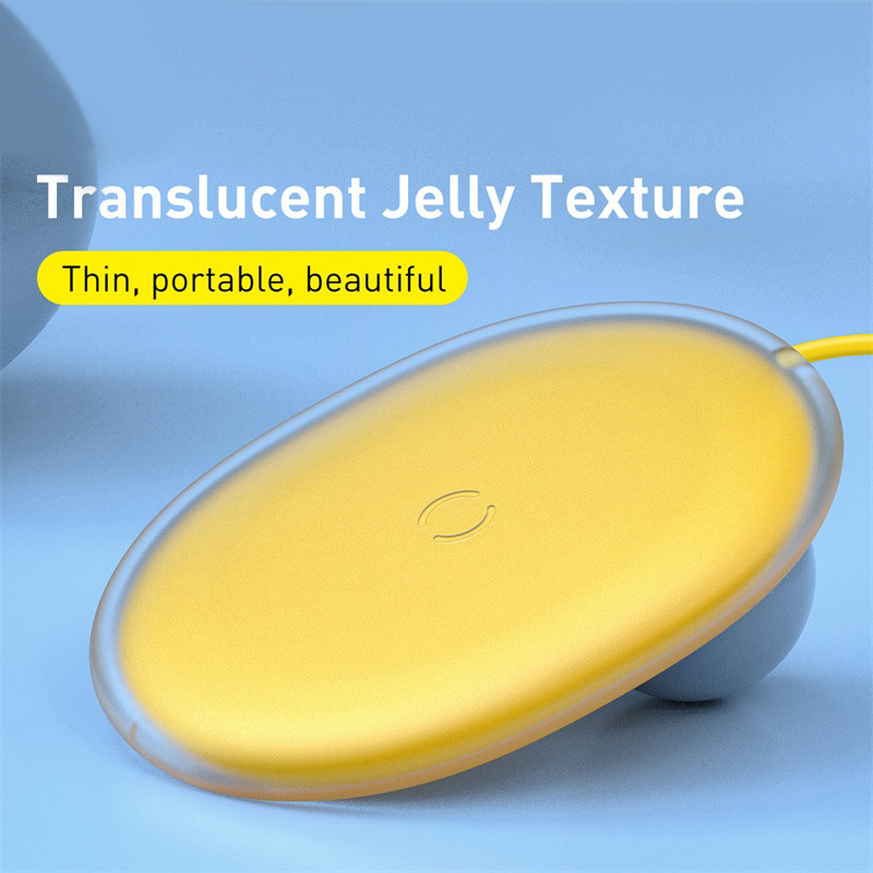 „Baseus“ 15 W „Qi“ belaidis įkroviklis skirtas „iPhone 11 Pro 8 Plus“ indukcinio greito belaidžio įkrovimo padėklas, skirtas „Airpods Pro“ Samsung Xiaomi mi 9