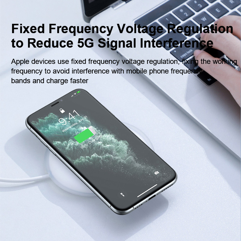„Baseus“ 15 W „Qi“ belaidis įkroviklis skirtas „iPhone 11 Pro 8 Plus“ indukcinio greito belaidžio įkrovimo padėklas, skirtas „Airpods Pro“ Samsung Xiaomi mi 9