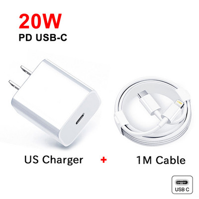 20 W originalus magnetinis belaidis įkroviklis skirtas iPhone 11 12 13 14 Pro Max Mini XS Max XR X 8 Plus greito įkrovimo USB C tipo C laidas