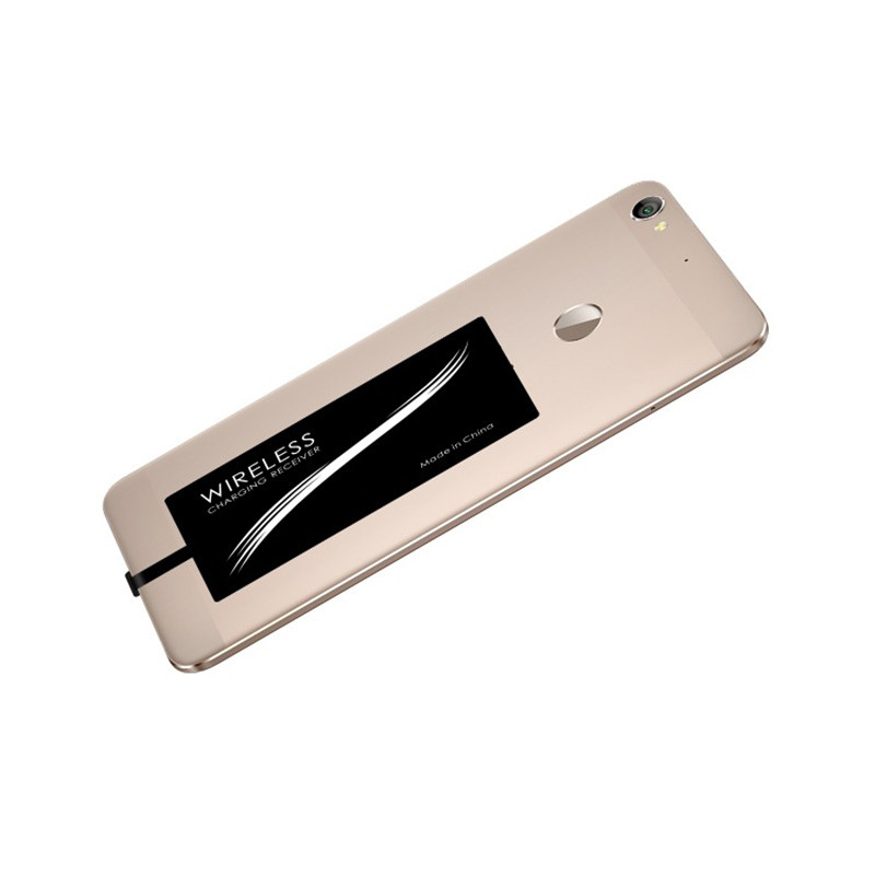 Receptor ușor de încărcare fără fir Qi pentru Samsung Huawei Xiaomi Adaptor pentru încărcător rapid fără fir universal de tip C