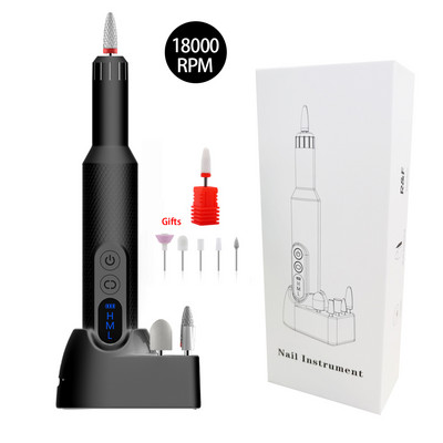NOVA 18000RPM bežična bušilica za nokte Električna brusilica za nokte Bežična punjiva mašina za manikuru Glodalica Stroj za nokte