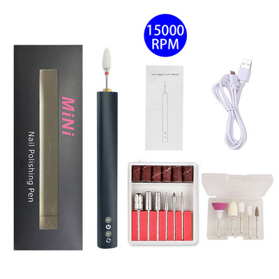NOVA 18000RPM bežična bušilica za nokte Električna brusilica za nokte Bežična punjiva mašina za manikuru Glodalica Stroj za nokte