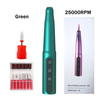 NOVA 18000RPM bežična bušilica za nokte Električna brusilica za nokte Bežična punjiva mašina za manikuru Glodalica Stroj za nokte