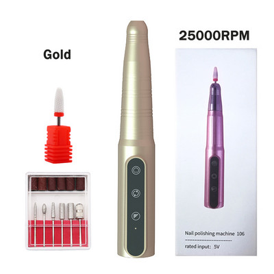 NOVA 18000RPM bežična bušilica za nokte Električna brusilica za nokte Bežična punjiva mašina za manikuru Glodalica Stroj za nokte