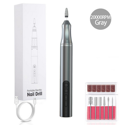 NOVA 18000RPM bežična bušilica za nokte Električna brusilica za nokte Bežična punjiva mašina za manikuru Glodalica Stroj za nokte