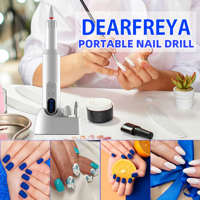 NOVA 18000RPM bežična bušilica za nokte Električna brusilica za nokte Bežična punjiva mašina za manikuru Glodalica Stroj za nokte
