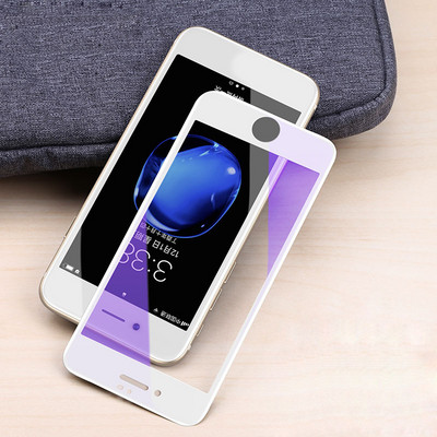 SmartDevil Anti-Blue Light For Iphone 7 8 Plus 6S Plus Screen Protective Film Plus Full Coverage Tempered Glass Phone Protection