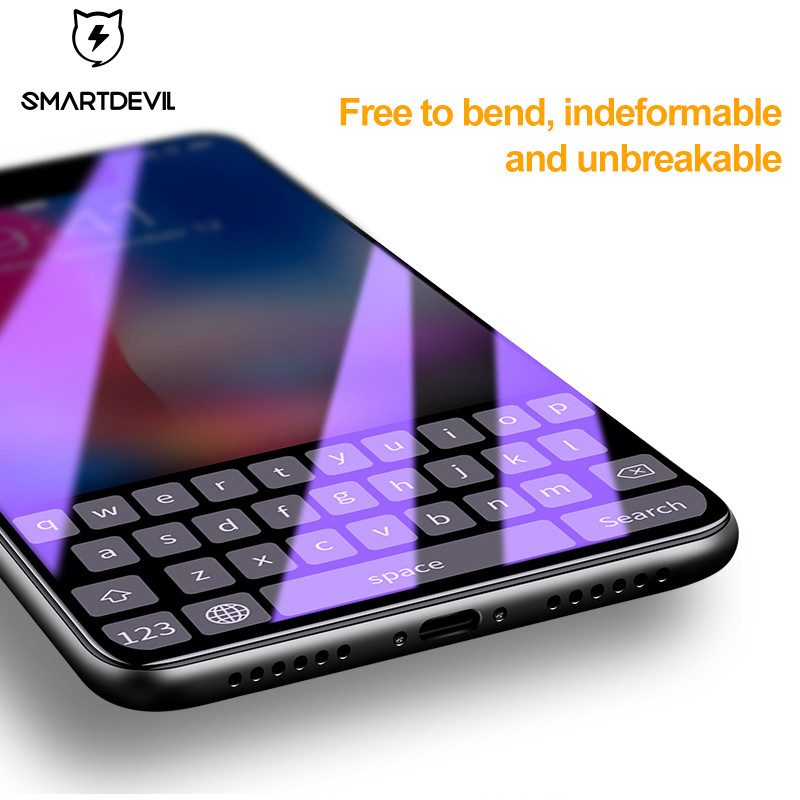 SmartDevil Anti-blue Light Iphone 7 8 Plus 6S Plus ekraani kaitsekile pluss täiskattav karastatud klaasist telefonikaitse