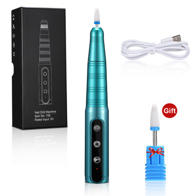 Styton 35000RPM elektrinė nagų gręžimo mašina manikiūro frezavimo pjaustytuvų rinkinys, skirtas gelinio poliravimo nagų gręžimo rašiklio salono nagų įrangai