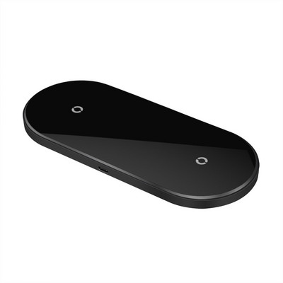 2 in 1 20 W Dual Seat juhtmevaba laadimispadi iPhone'i 14 13 12 11 8 XR Airpods Pro topeltkiirlaadimisdokk Samsung S22 S21 jaoks