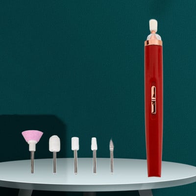 Elektrinis nagų šlifuoklis, skirtas gelio šalinimo poliravimo mašina su lengvu nešiojamu mini elektriniu manikiūro rašiklio įrankiais su maišeliu