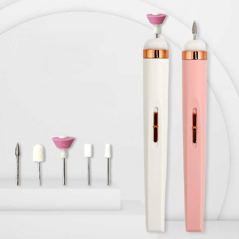 Elektrinis nagų šlifuoklis, skirtas gelio šalinimo poliravimo mašina su lengvu nešiojamu mini elektriniu manikiūro rašiklio įrankiais su maišeliu