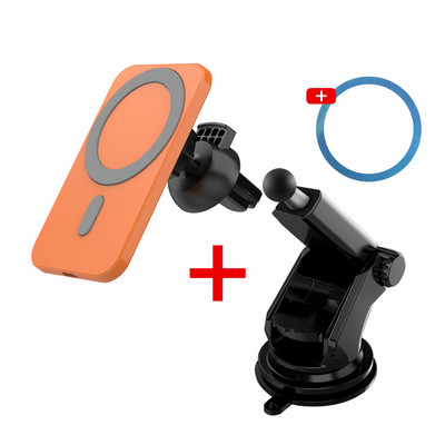 15W magnetski bežični nosač za auto punjač za iPhone 12 13 Pro Max magnetni bežični punjač za auto držač za iPhone 12 Mini