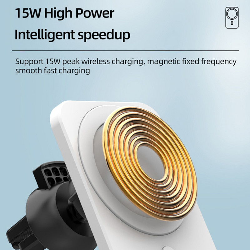 15W magnetski bežični nosač za auto punjač za iPhone 12 13 Pro Max magnetni bežični punjač za auto držač za iPhone 12 Mini