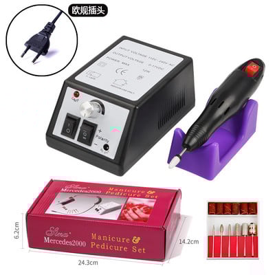 Elektrinis nagų gręžimo staklių rinkinys Profesionalus frezavimo pjaustytuvas manikiūro nagų dildėms Grąžtai Gelio lako šalinimo įrankiai