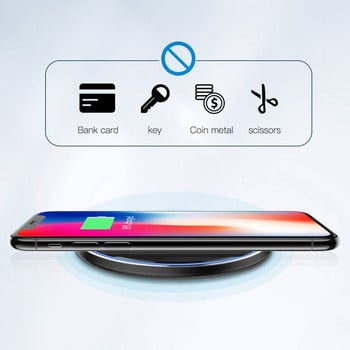 Γρήγορος ασύρματος φορτιστής για iPhone 11 Xs Max X XR 8 Plus 20W Επιφάνεια γρήγορης φόρτισης για Ulefone Doogee Samsung Note 9 Note 8 S10 Plus