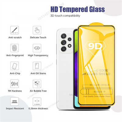 Kaljeno staklo za Samsung Galaxy A53 A52 A72 A32 Screen Protector A51 A52S A71 A50 A22 A21S A30S M51 A12 M32 A41 A42 A 52 72 5G