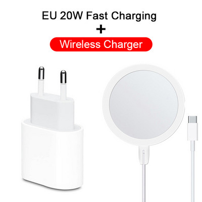 PD 20W magnetiniai belaidžiai įkrovikliai, skirti Apple iPhone 14 13 12 11 Pro Max Mag USB C Type C greito įkroviklio įkrovimo saugūs priedai