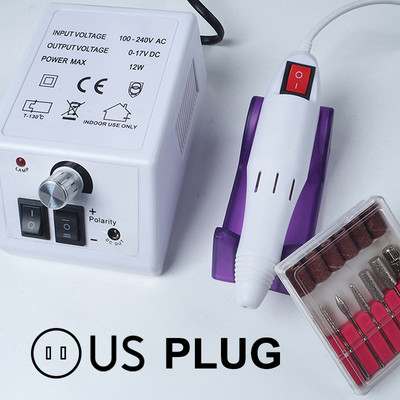 Profesionalūs manikiūro aparatų rinkiniai Elektriniai nagų grąžtai Frezavimo pjoviklis Nagų dailės šlifavimo dildė gelis odelių šalinimo priemonė Keraminė pjaustyklė