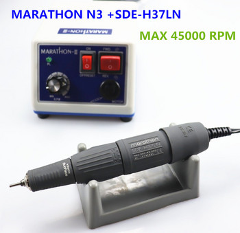 45K New Arrival STRONG 210 MARATHON N3 H37LN Handpiece 65W 50000rpm Τρυπάνια νυχιών Μηχάνημα μανικιούρ πεντικιούρ Ηλεκτρικό κιτ λίμας