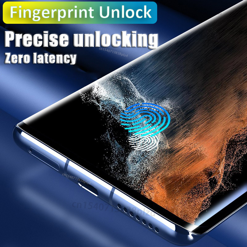 Samsung Galaxy For S22 S21 S20 Ultra FE UV Tempered Glass Screen Protector S10 S8 S9 Note 20 10 9 8 Plus S10E 5G S 21 22 20 Film
