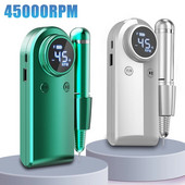 45000 RPM įkraunamas elektrinis nagų gręžimo manikiūro aparatas Profesionalus nagų gręžimo įrankis nagų šlifuoklio salono poliravimo įranga