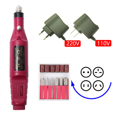 35000 RPM elektromos körömfúró gép manikűr fúrógép pedikűr fúrógép erős körömfúró gép szalon körömfúró