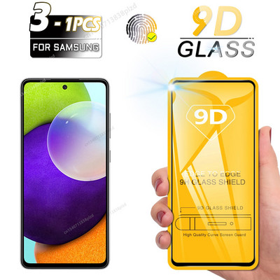 Закалено стъкло за Samsung Galaxy A53 A52 A72 A32 Скрийн протектор A51 A52S A71 A50 A22 A21S A30S M51 A12 M32 A41 A42 A 52 72 5G