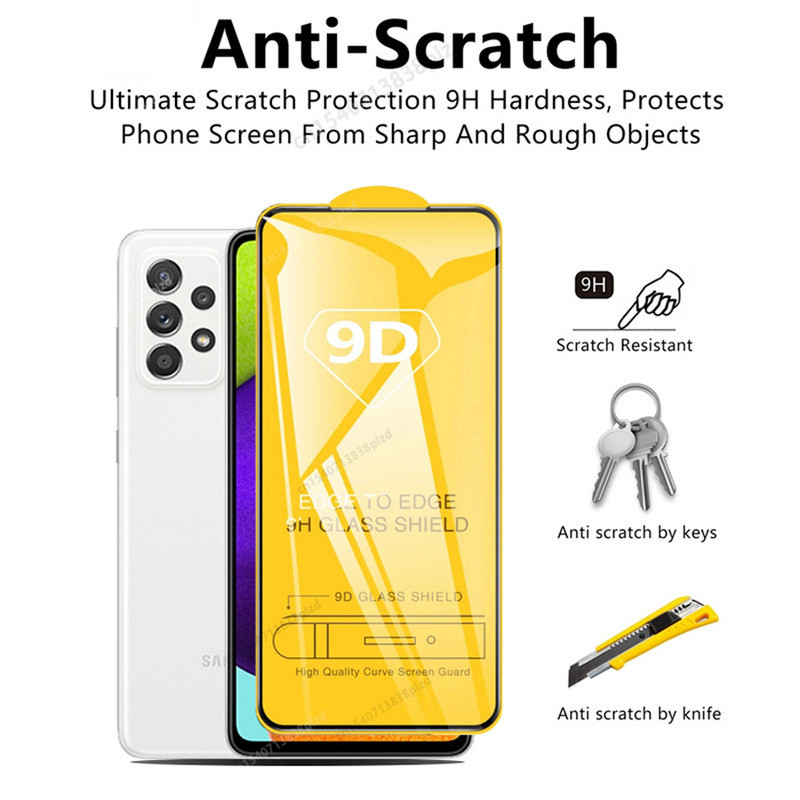 Tempered Glass Για Samsung Galaxy A53 A52 A72 A32 Προστασία οθόνης A51 A52S A71 A50 A22 A21S A30S M51 A12 M32 A41 A42 A 52 72 5G