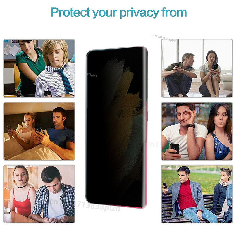 Anti Spy For Samsung Galaxy S22 Ultra Privacy Screen Protector S21 Ultra S20 Ultra 5G UV Glass Full Coverage S 20 21 22 Film