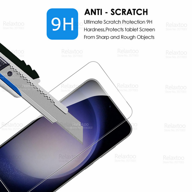 Για Samsung Galaxy S23 Plus Glass 4 σε 1 Προστατευτικό σκληρυμένο γυαλί κάμερας SamsungS23 S 23 S23Plus 5G Προστατευτικό κάλυμμα οθόνης