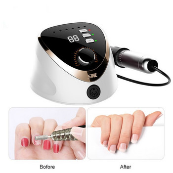 SML M12 Nail Drills Manicure Pedicure Machine Electric Strong Nail File Polishing 35000RPM Nails Art Grinding Device Manicure Se