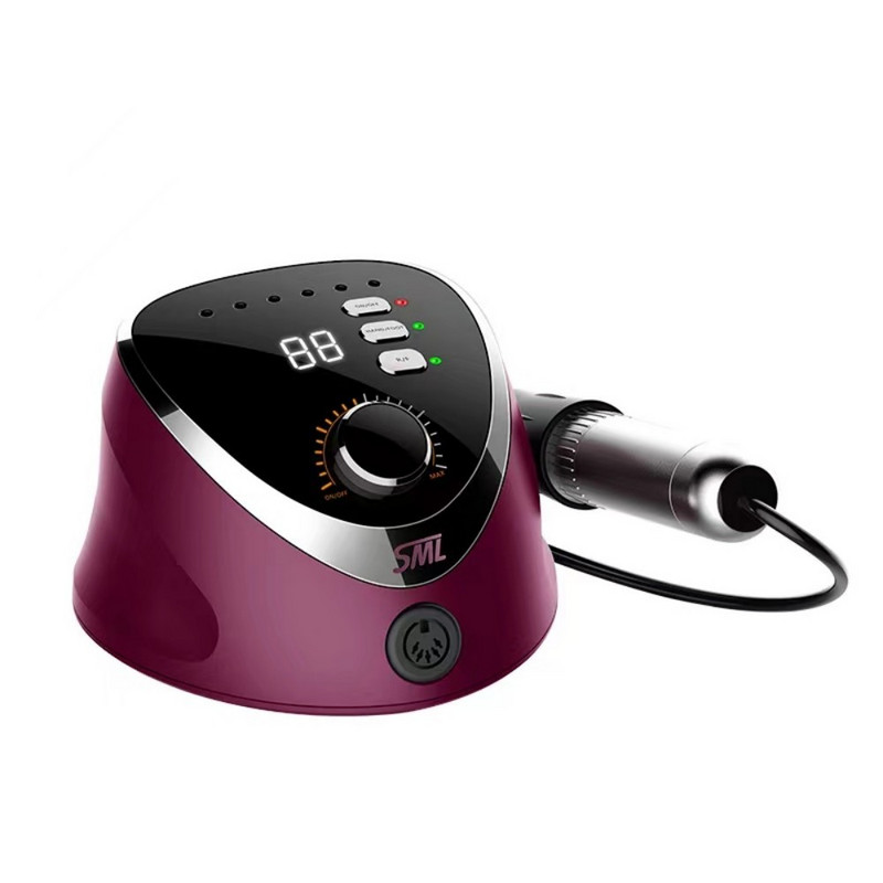 SML M12 Burghie pentru unghii Mașină de manichiură Pedichiură Pilă de unghii puternică pentru lustruire 35000RPM Dispozitiv de șlefuit pentru arta unghiilor Manichiură Se