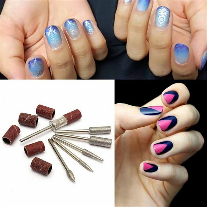 Profesionali nagų gręžimo mašina Elektrinė manikiūro frezavimo pjaustytuvo rinkinys Nagų dildės Grąžtai Gelio lako valiklis TRHBS-011P-1