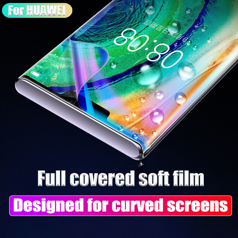 Zaštita ekrana za Huawei P40 Pro Lite hidrogel folija P20 P30 Mate 40 30 20 P Smart Z Y6 2019 Mate30 Mate20 Mate40 Nije staklo