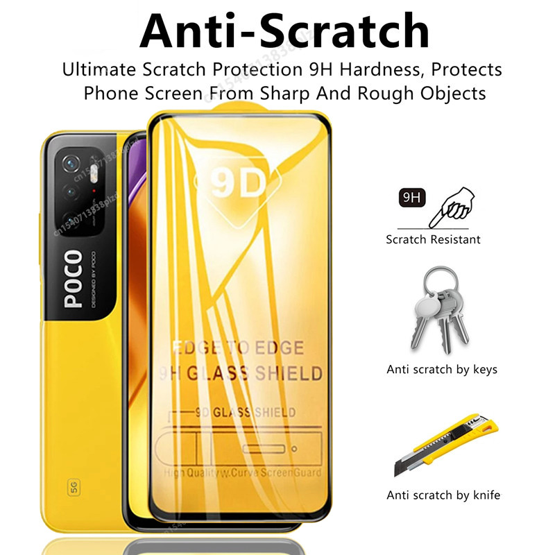 Για Xiaomi Poco M3 M4 Pro 5G Glass Screen Protector F3 X4 M2 F2 X3 GT Pro NFC F1 X2 C31 C3 Pocof3 FMX 3 4 2 1 Φιλμ φακού κάμερας