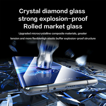 SmartDevil Пълнител за Huawei P40 P40+ plus Full Glue UV Glass за Huawei Mate 40 30 E 40RS 40 pro 40pro + UV протектор за екран HD