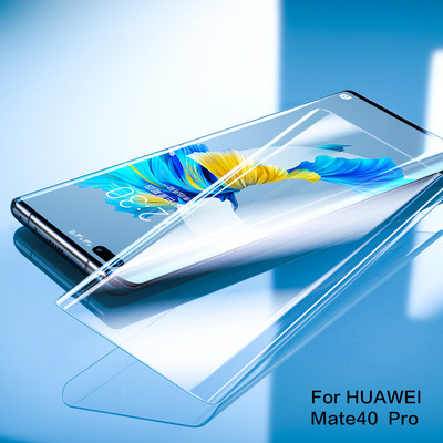 SmartDevil Refill For Huawei P40 P40+ plus Full Glue UV Glass For Huawei Mate 40 30 E 40RS 40 pro 40pro + UV Screen Protector HD