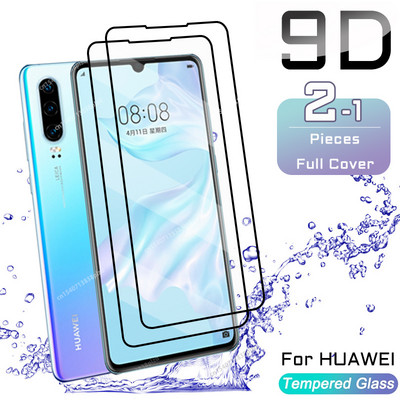 2бр. Закалено стъкло за Huawei P20 Протектор на екрана Huawei P20 P 20 Защитно стъклено фолио