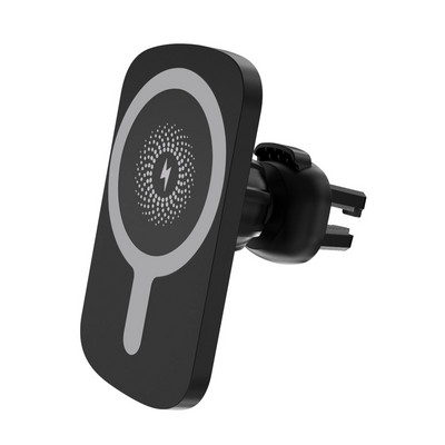 FDGAO 30W mágneses vezeték nélküli töltő autós légtelenítő állvány telefontartó gyorstöltő állomás iPhone 12 13 14 Pro Max Mini Plus készülékhez