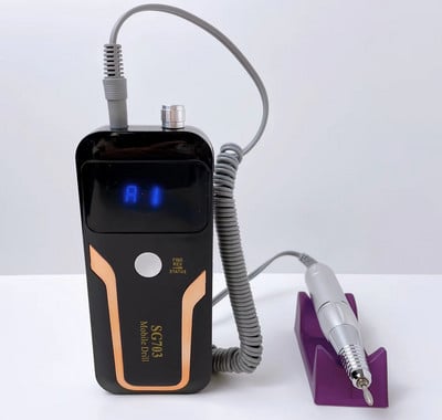 2022 Nešiojama įkraunama nagų gręžimo mašina 35000 RPM manikiūro mašina Elektrinė nagų dildė nagų dailės įrankių rinkinys nagų grąžtui