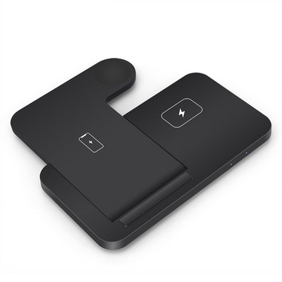 15W 3 u 1 stalak za bežični punjač za iPhone 14 13 12 11 XS XR X 8 Dock stanica za brzo punjenje za Apple Watch 7 6 SE AirPods Pro